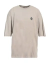 A Paper Kid Man T-shirt Beige Size L Cotton In Brown