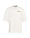 A Paper Kid Back Printed Crew-neck T-shirt In White