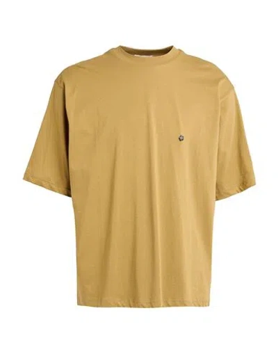 A Paper Kid Man T-shirt Khaki Size Xl Cotton In Gold