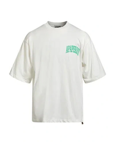 A Paper Kid Man T-shirt Off White Size L Cotton