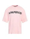 A Paper Kid Man T-shirt Pink Size Xl Cotton