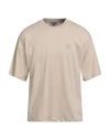 A Paper Kid Man T-shirt Sand Size M Cotton In Neutral