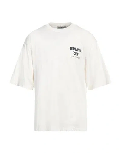 A Paper Kid Man T-shirt White Size L Cotton
