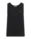 A Paper Kid Man Tank Top Black Size Xl Cotton In Black