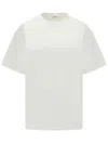 A Paper Kid White Solid T-shirt In White
