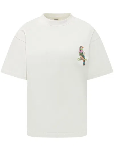 A Paper Kid Mini Graphic T-shirt In Off White