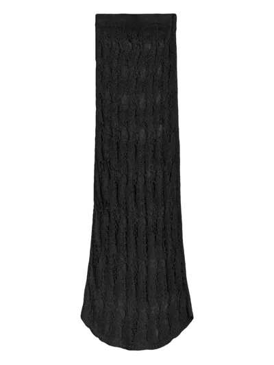 A Paper Kid Open-knit Skirt