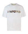 A Paper Kid T-shirt Con Logo Bianca In White