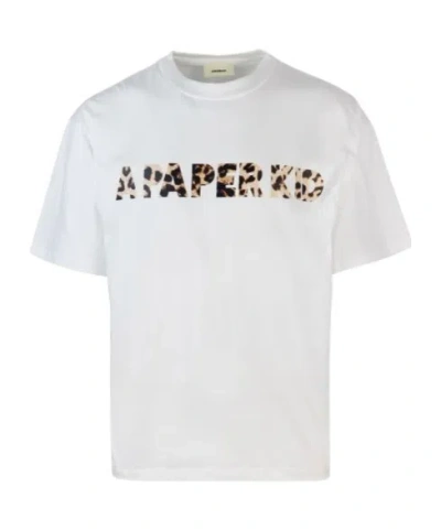 A PAPER KID LOGO-PRINT T-SHIRT
