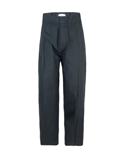 A Paper Kid Pantalone In Popeline Nero