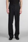 A Paper Kid Man Pants Black Size L Cotton In Black