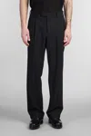 A Paper Kid Man Pants Black Size L Cotton In Black