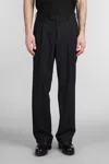 A Paper Kid Man Pants Black Size L Cotton In Black