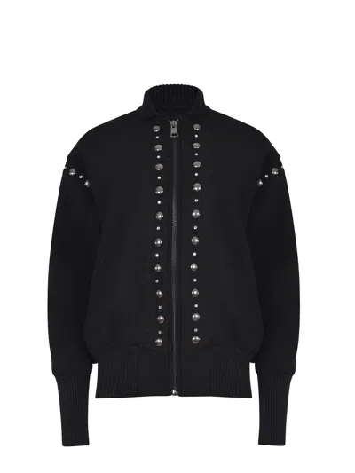 A Paper Kid Paper Kid Jacket Made Of Wool In Black