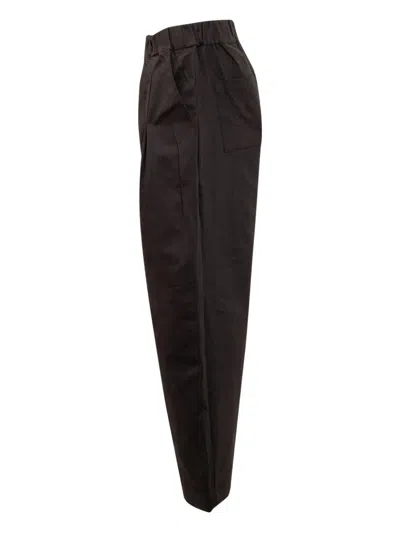 A Paper Kid Pleated Elasticated-waist Trousers In Multi