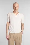 A Paper Kid Short Sleeve T-shirt In Beige