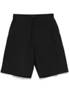 A Paper Kid Poplin Shorts In Black