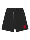 A Paper Kid Logo-print Track Shorts In Black  