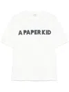A Paper Kid Man T-shirt Cream Size Xl Cotton In White