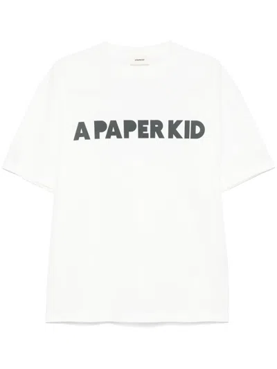 A PAPER KID PRINTED T-SHIRT