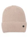 A Paper Kid Ribbed Beanie In 92 Sabbia/sand
