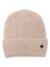 A Paper Kid Ribbed Beanie In Neutrals