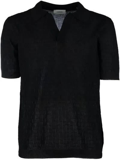 A PAPER KID RIBBED-KNIT T-SHIRT
