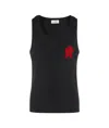 A Paper Kid Rounded Necklinetank Top In Black
