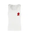 A Paper Kid Tank Top In White