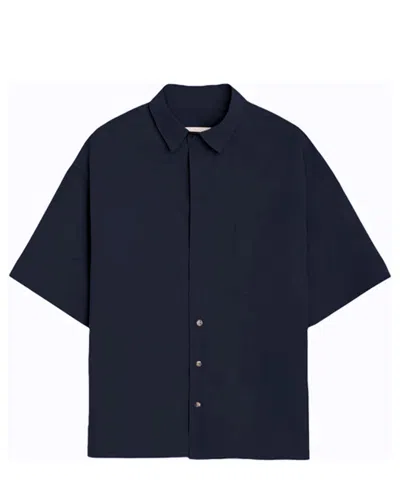 A Paper Kid Short Sleeve Shirt In Blue