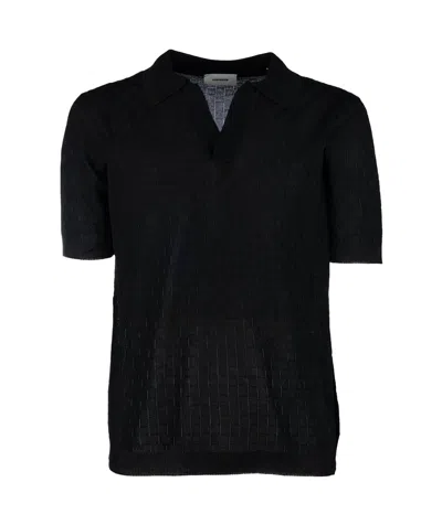 A PAPER KID RIBBED-KNIT T-SHIRT