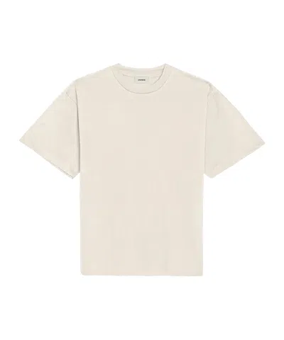 A Paper Kid Short Sleeve T-shirt In Beige
