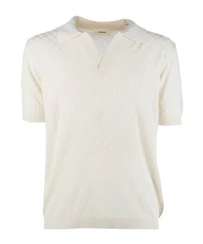A Paper Kid Short Sleeve Woven T-shirt In White
