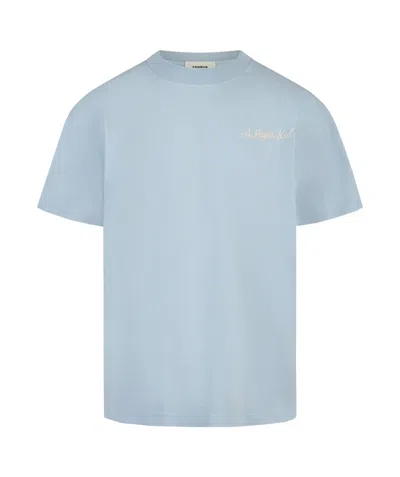 A Paper Kid Short-sleeved T-shirt In Sky Blue