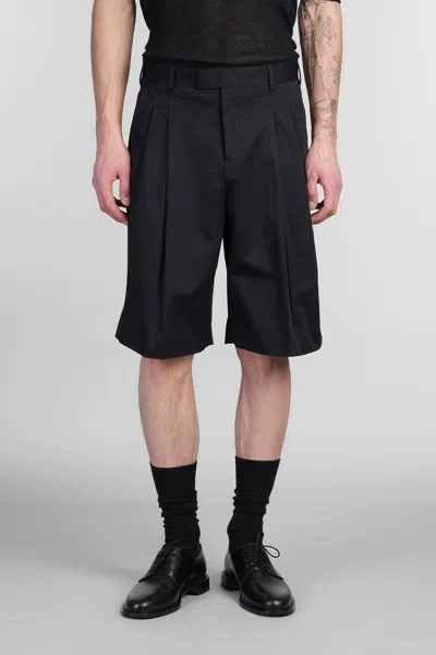 A Paper Kid Shorts In Black Cotton