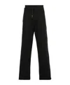 A Paper Kid Straight-leg Cotton Track Pants In Black