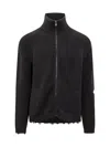A Paper Kid Knitted Cardigan In Nero