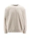 A Paper Kid Logo-print Jersey Sweatshirt In Beige