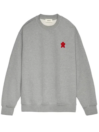 A Paper Kid Sweatshirt In Grey