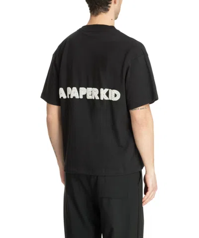 A Paper Kid T-shirt In Black