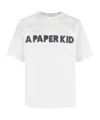 A Paper Kid Man T-shirt Cream Size Xl Cotton In White