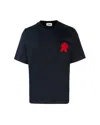 A Paper Kid T-shirt Velvet Logo Nera In 110