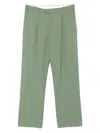 A Paper Kid Tailored Trousers In Green