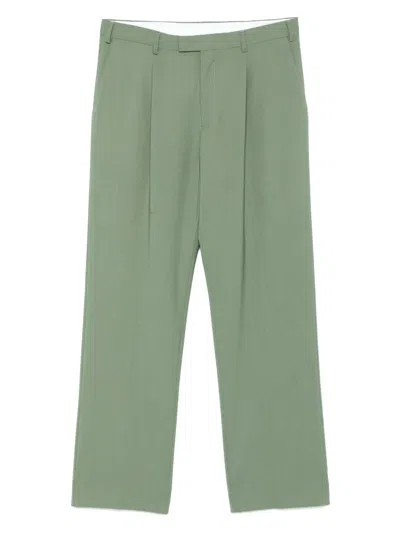 A Paper Kid Tailored Trousers In Green