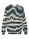 A Paper Kid Rib Printed Sweatshirt