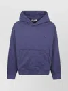 A PAPER KID UNISEX HOODIE WITH FRONT POCKET AND RIBBED FINISH