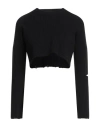 A Paper Kid Woman Sweater Black Size L Viscose, Polyester, Polyamide In Black
