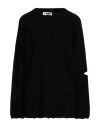 A Paper Kid Woman Sweater Black Size M Merino Wool, Cashmere