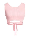 A Paper Kid Woman Top Pink Size M Viscose, Polyester In Pink