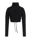 A Paper Kid Woman Turtleneck Black Size L Viscose, Polyester, Polyamide